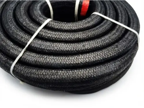 carbonized fiber braided packing