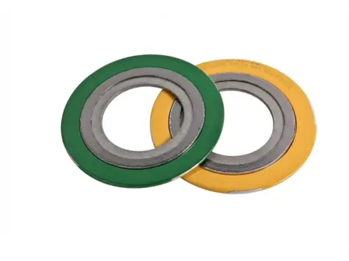 spiral wound gasket with outer inner ring